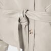 Trenchcoat mit hohem Kragen in Lederoptik Trenchcoat mit hohem Kragen in Lederoptik