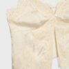 Träger-Oberteil aus Satin-Spitze Träger-Oberteil aus Satin-Spitze