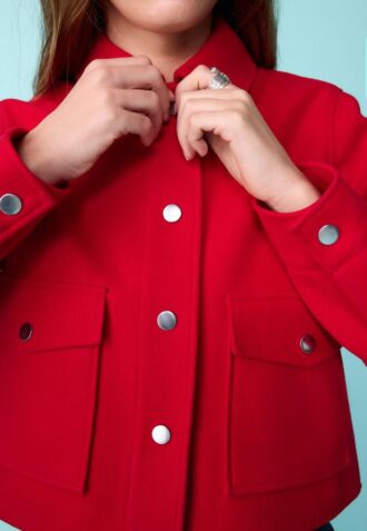 Weiche kurze Jacke Weiche kurze Jacke