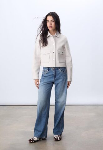 Weiche kurze Jacke Weiche kurze Jacke