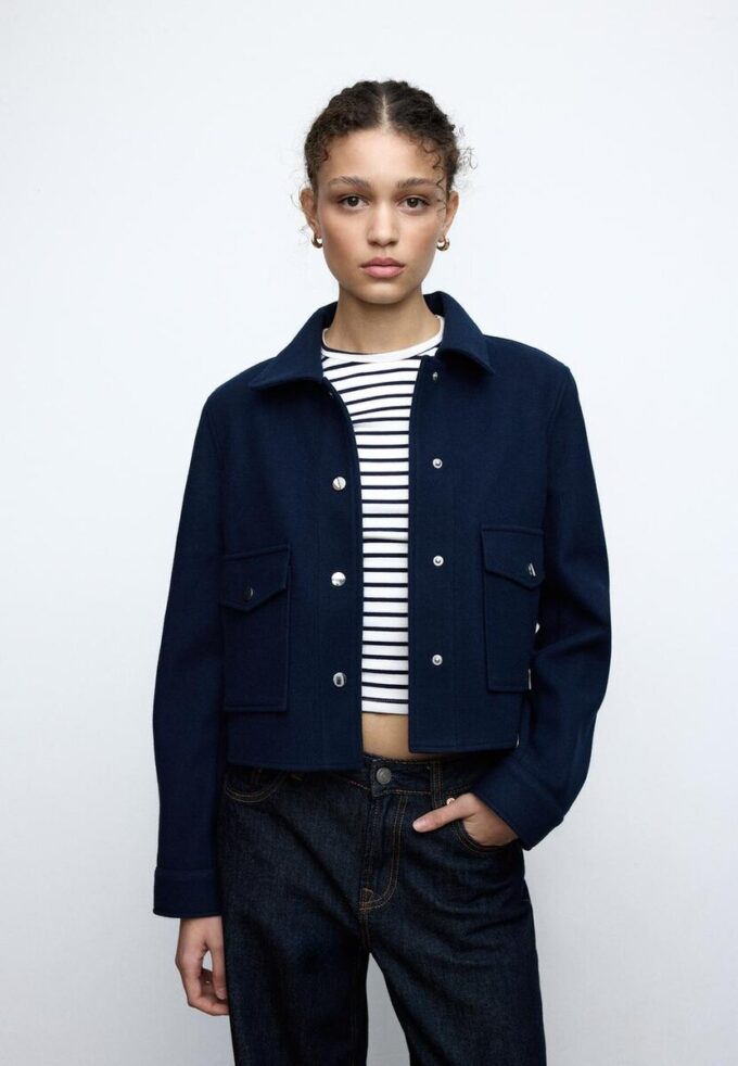 Weiche kurze Jacke Weiche kurze Jacke