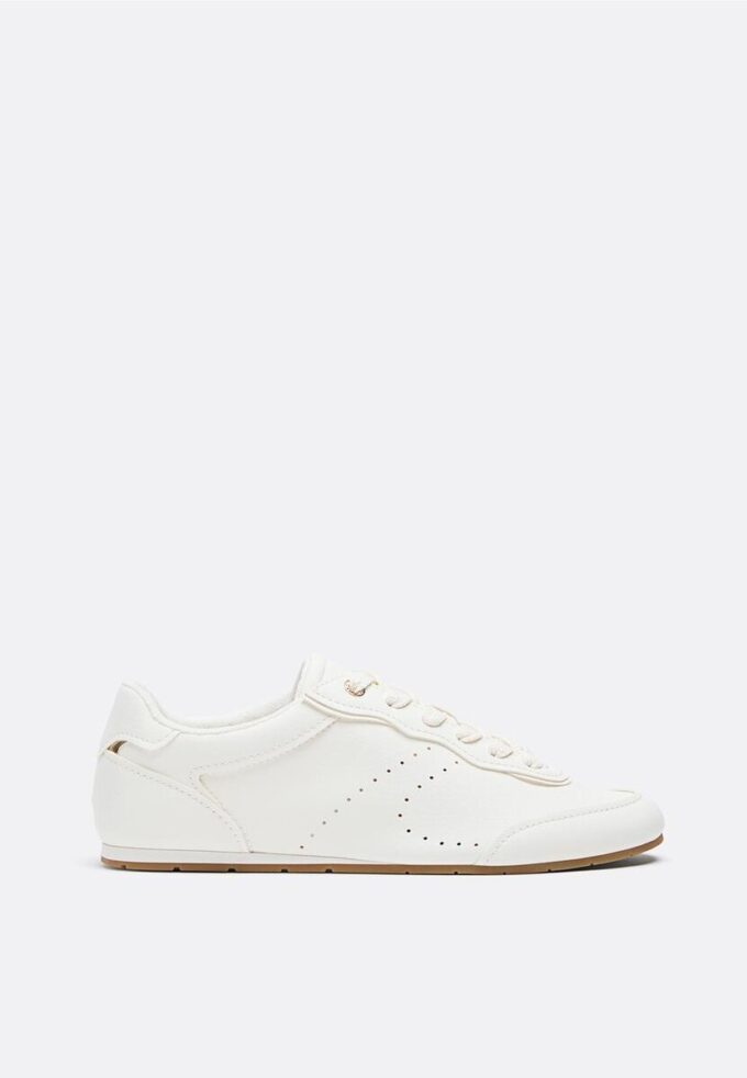 Weiche Sneaker mit flacher Sohle