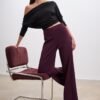 Weit geschnittene elegante Hose