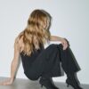 Weit geschnittene elegante Hose