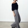 Weit geschnittene elegante Hose
