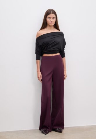 Weit geschnittene elegante Hose