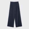 Wide Leg Hosen mit Schnallendetail Wide Leg Hosen mit Schnallendetail