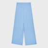 Wide Leg Hosen mit Schnallendetail Wide Leg Hosen mit Schnallendetail