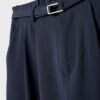 Wide Leg Hosen mit Schnallendetail Wide Leg Hosen mit Schnallendetail