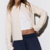 Wide Leg Plüschhose mit Zierdetails Wide Leg Plüschhose mit Zierdetails