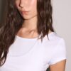 Zeilagiges Kurzarm-T-Shirt
